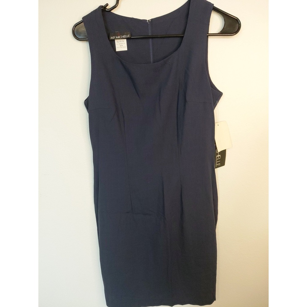 My Michelle Sleeveless Blue Dress Size 5/6 Career Casual Party Coctail